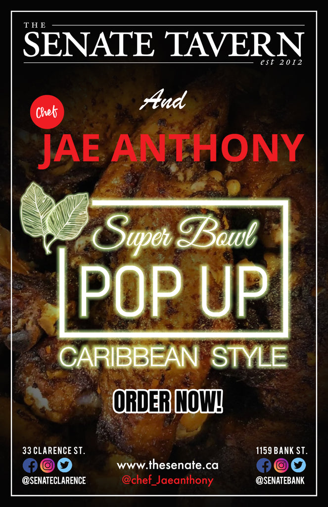 The Senate Tavern: Superbowl Pop up by Chef Jae Anthony